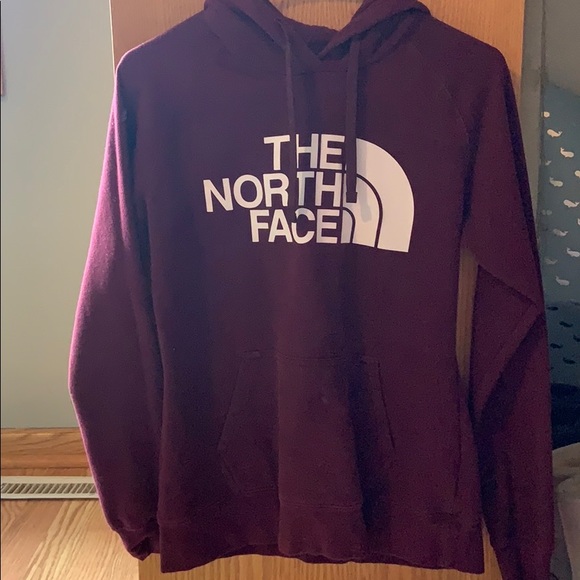 Maroon North Face Sweatshirt - Picture 1 of 3